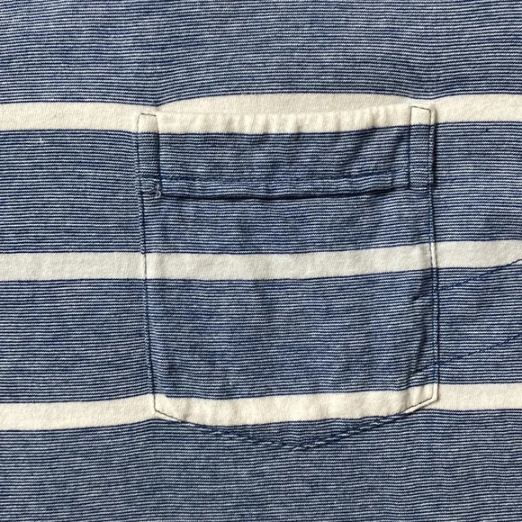 Billy Reid striped 100% cotton polo size XXL - Picture 4 of 12
